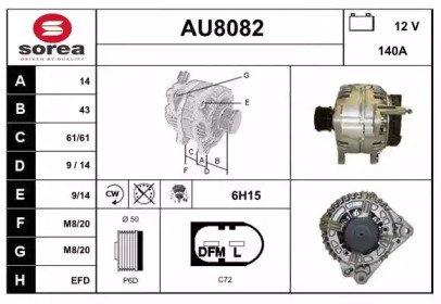 SNRA AU8082