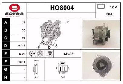 SNRA HO8004