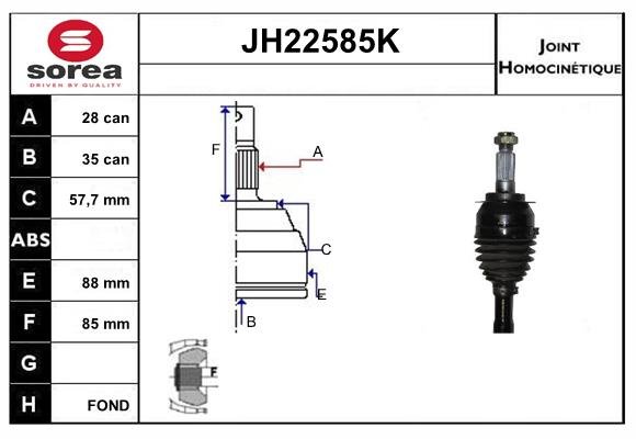 SNRA JH22585K