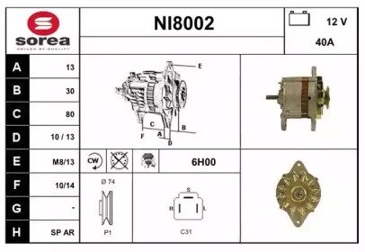 SNRA NI8002