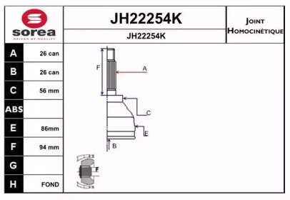 SNRA JH22254K