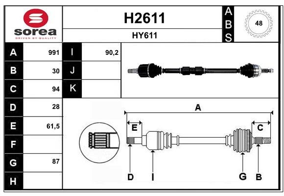 SNRA H2611