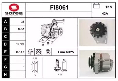 SNRA FI8061 SNRA FI8061