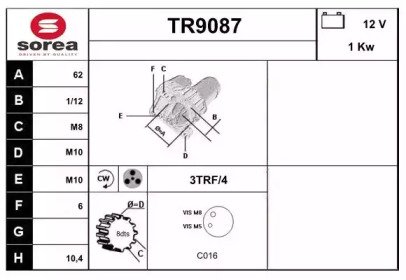 SNRA TR9087