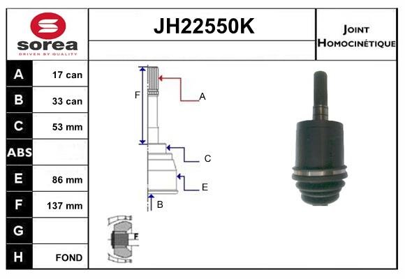 SNRA JH22550K