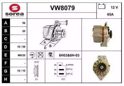 SNRA VW8079