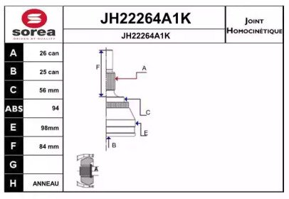 SNRA JH22264A1K