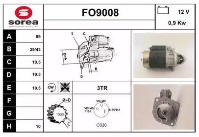 SNRA FO9008