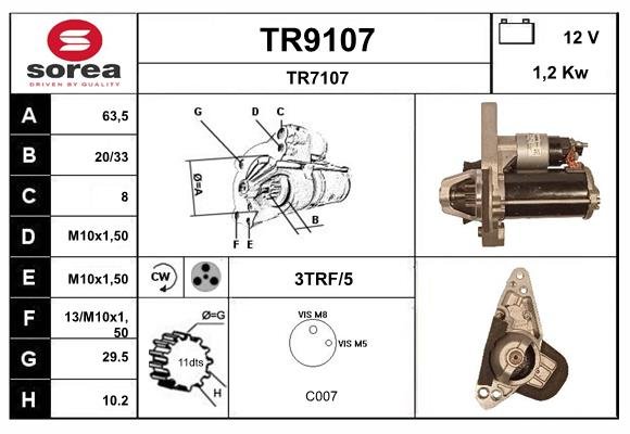 SNRA TR9107