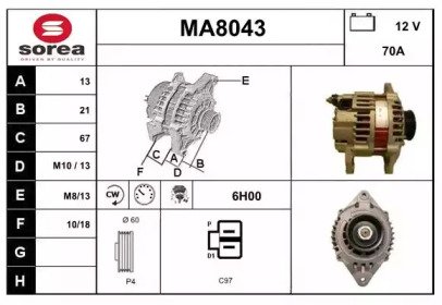 SNRA MA8043