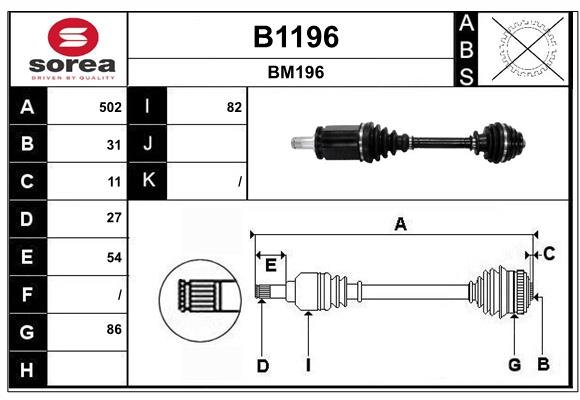 SNRA B1196