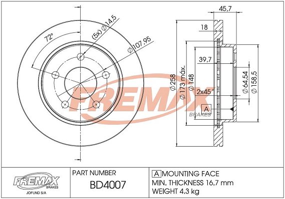 FREMAX BD-4007