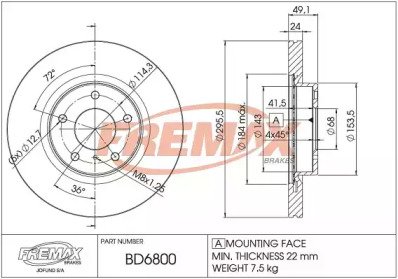 FREMAX BD-6800 FREMAX BD-6800
