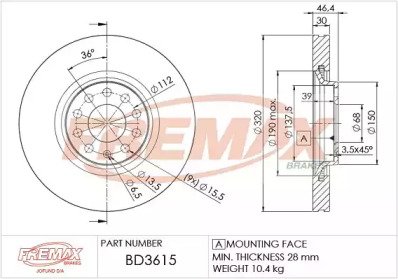 FREMAX BD-3615