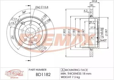 FREMAX BD-1182