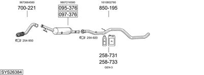 BOSAL SYS26384