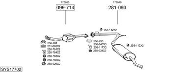BOSAL SYS17702