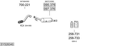 BOSAL SYS26340