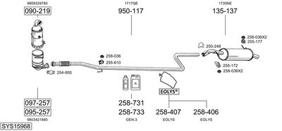BOSAL SYS15968