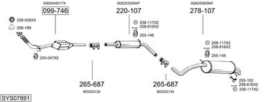 BOSAL SYS07891 BOSAL SYS07891