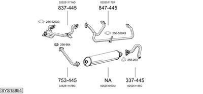 BOSAL SYS18854 BOSAL SYS18854