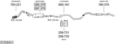 BOSAL SYS26431
