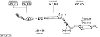 BOSAL SYS06124