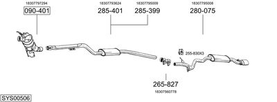 BOSAL SYS00506