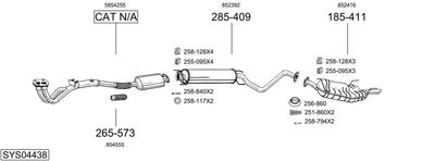 BOSAL SYS04438