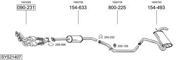 BOSAL SYS21407 BOSAL SYS21407
