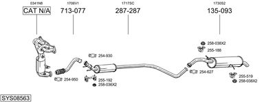 BOSAL SYS08563