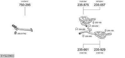 BOSAL SYS22963