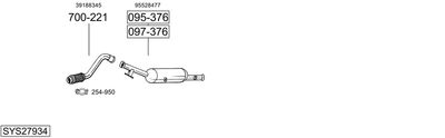 BOSAL SYS27934