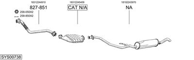 BOSAL SYS00738