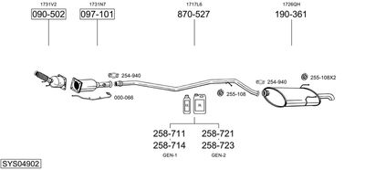 BOSAL SYS04902