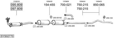 BOSAL SYS02770 BOSAL SYS02770