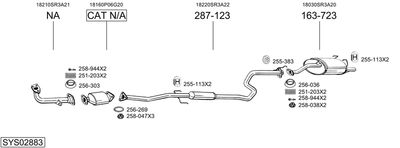 BOSAL SYS02883