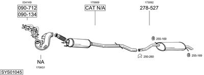 BOSAL SYS01045
