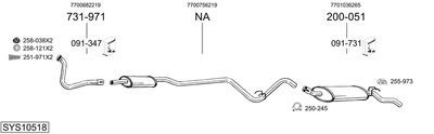 BOSAL SYS10518 BOSAL SYS10518