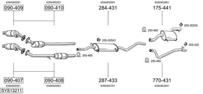BOSAL SYS13211