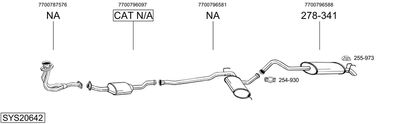 BOSAL SYS20642 BOSAL SYS20642