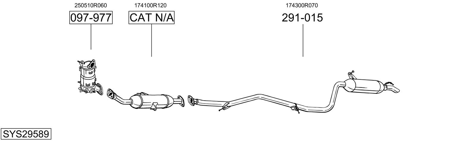 BOSAL SYS29589