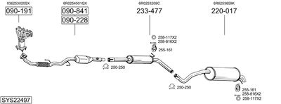 BOSAL SYS22497 BOSAL SYS22497