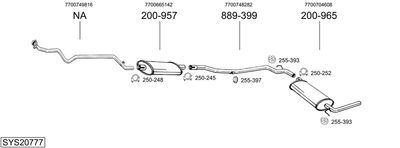BOSAL SYS20777 BOSAL SYS20777