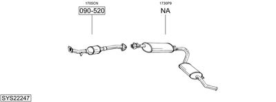BOSAL SYS22247