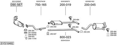BOSAL SYS10482