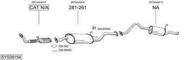 BOSAL SYS08154 BOSAL SYS08154