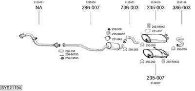 BOSAL SYS21194