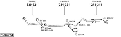 BOSAL SYS20654