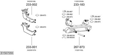 BOSAL SYS07059
